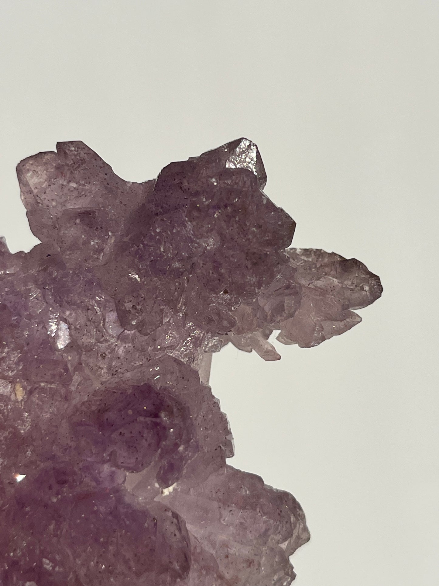 Sceptre Amethyst Flower Formation with Calcite Specimen B
