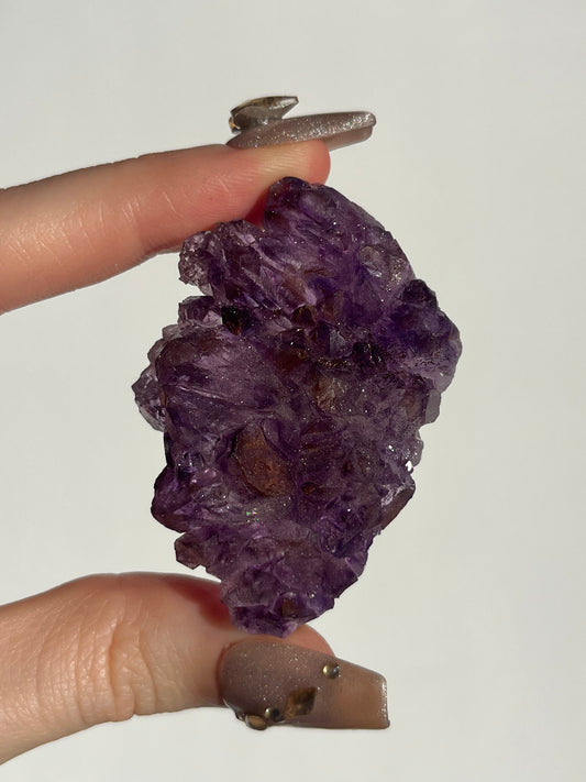 Red Hematite Phantom Amethyst Specimen D