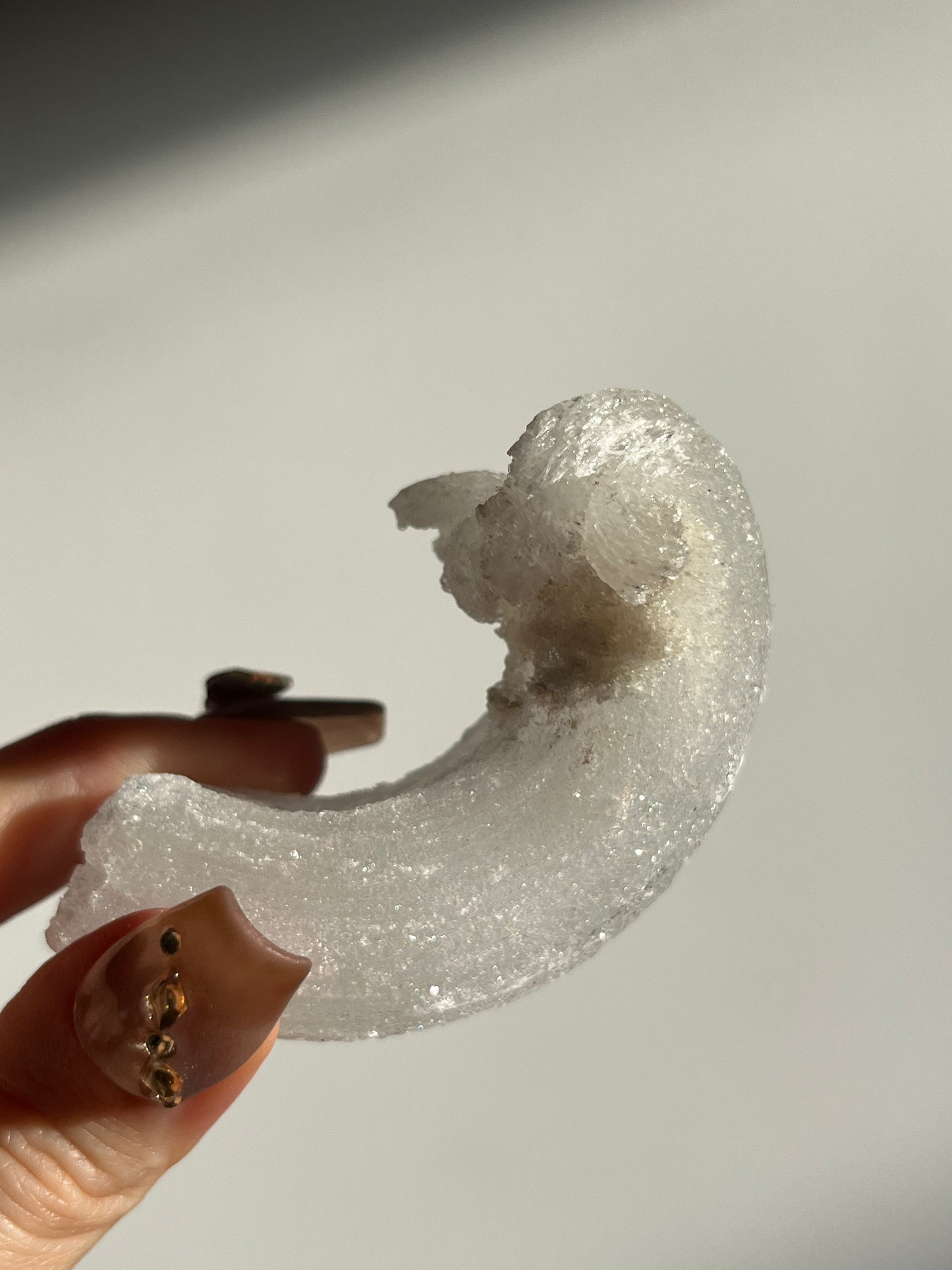 Selenite Horn Specimen B