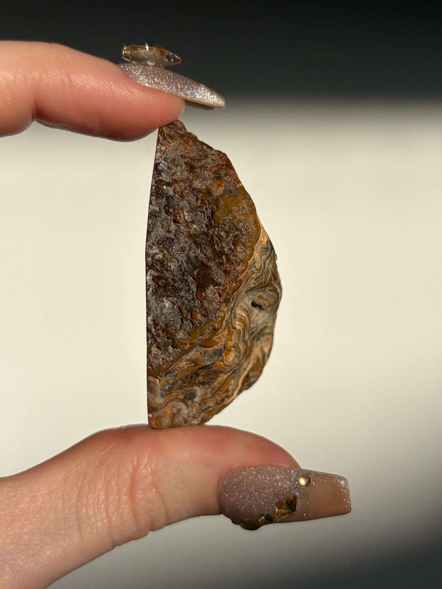 "Dusk Meets Dawn" West Indonesian Agate Pair with Parallax Effect