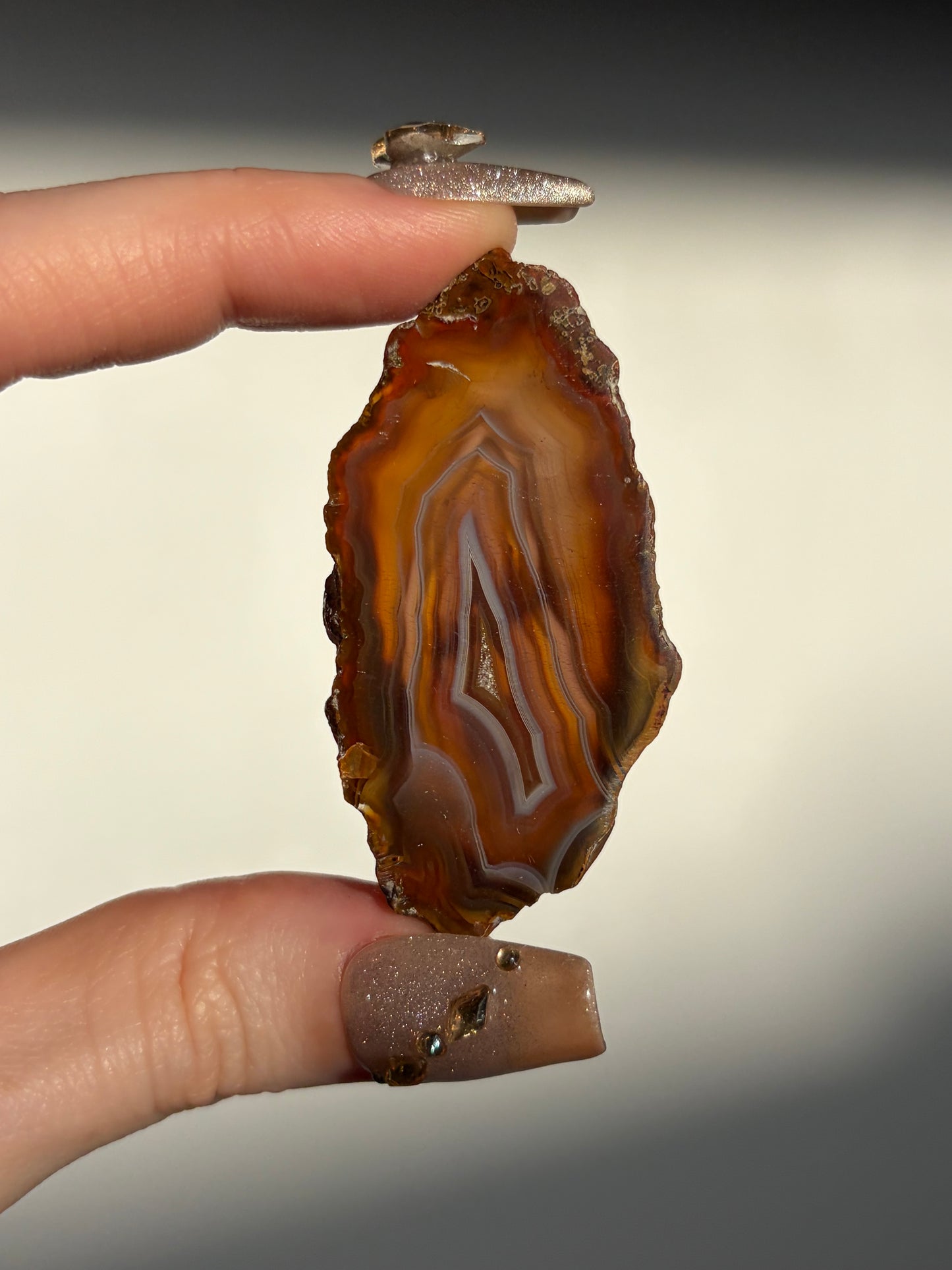 "Dusk Meets Dawn" West Indonesian Agate Pair with Parallax Effect