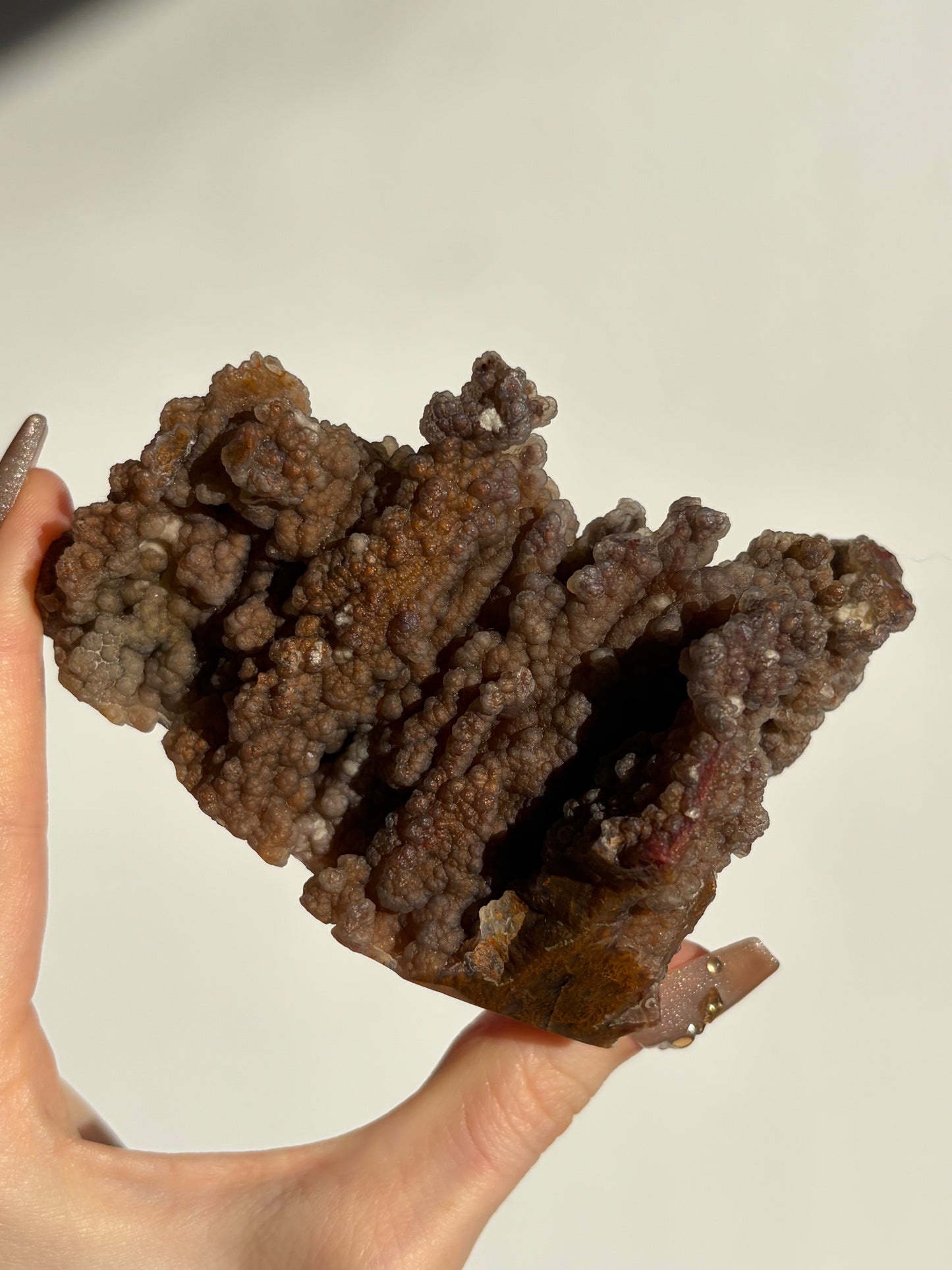 “The First Garden” Tembaga Moss in Chalcedony Botryoidal Freeform A