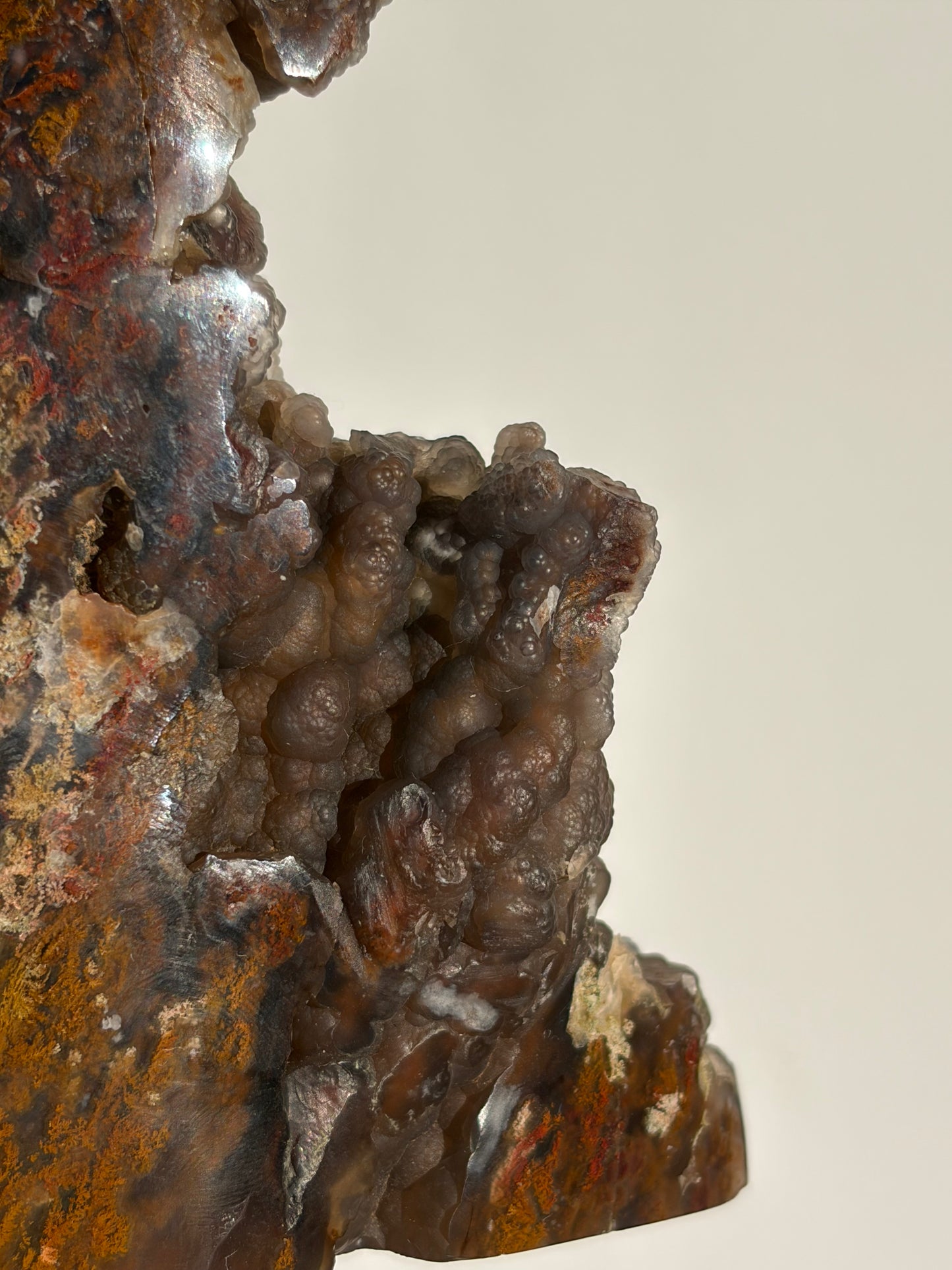 “The Botanical Cosmos” Tembaga Moss in Chalcedony Botryoidal Freeform B
