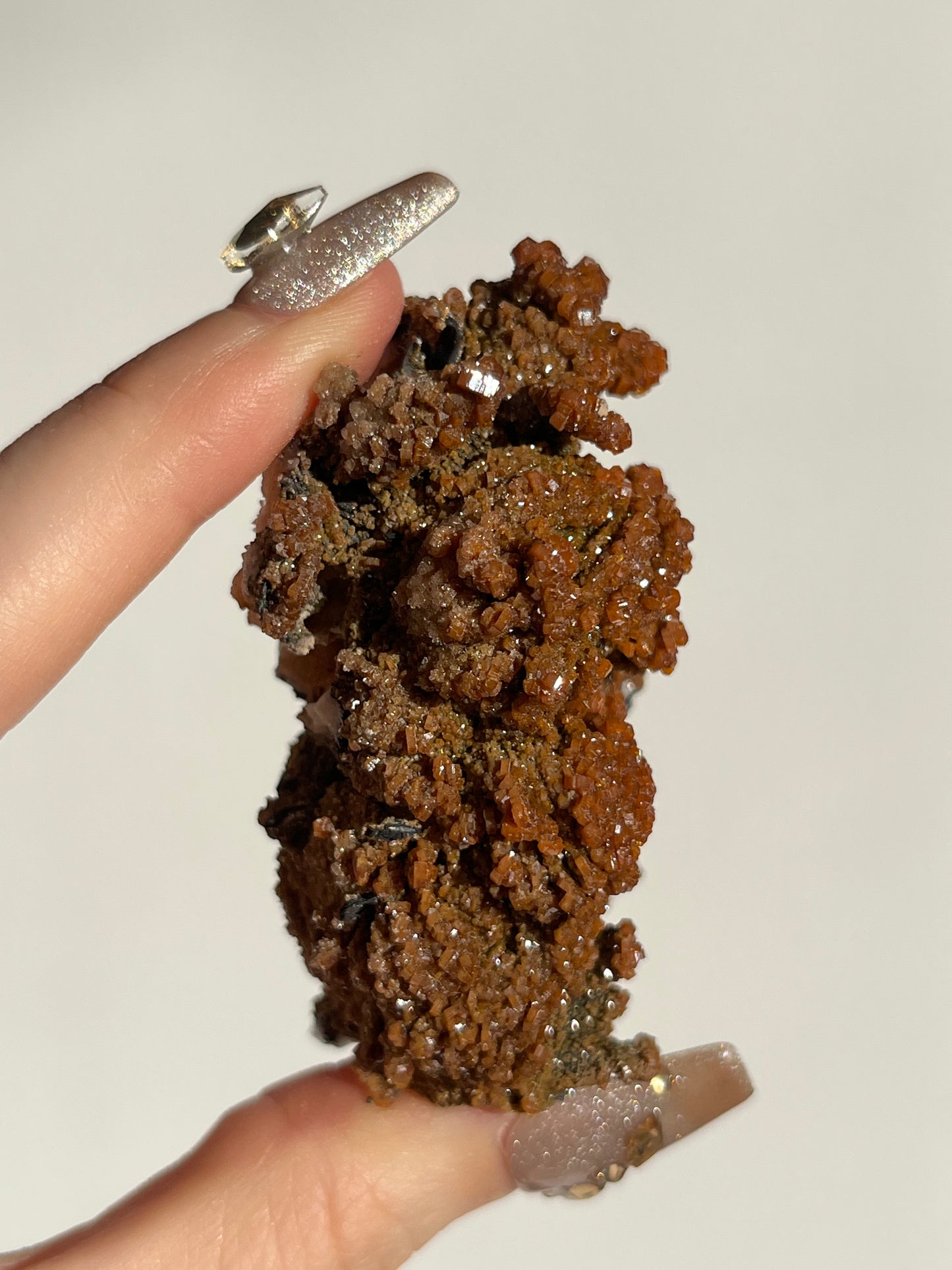 Vanadinite on Barite Specimen E