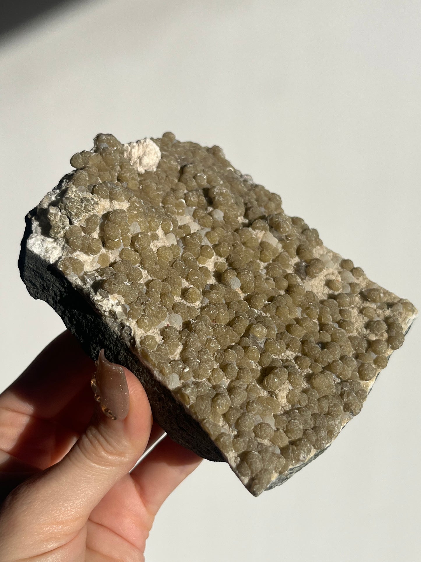Yellow Gyrolite with Prehnite and Mordenite Specimen B