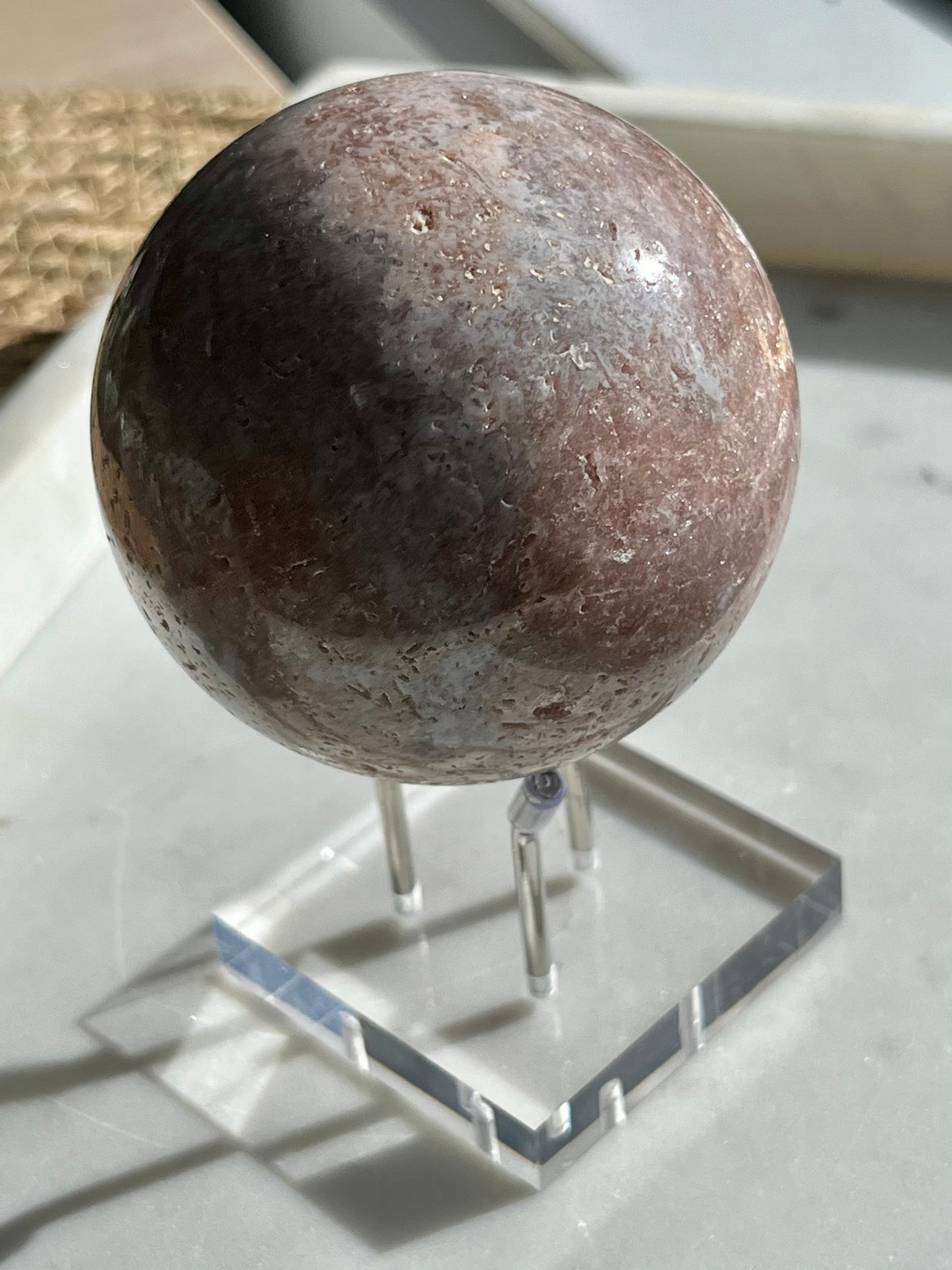 Three Leg Specimen Stand Silver