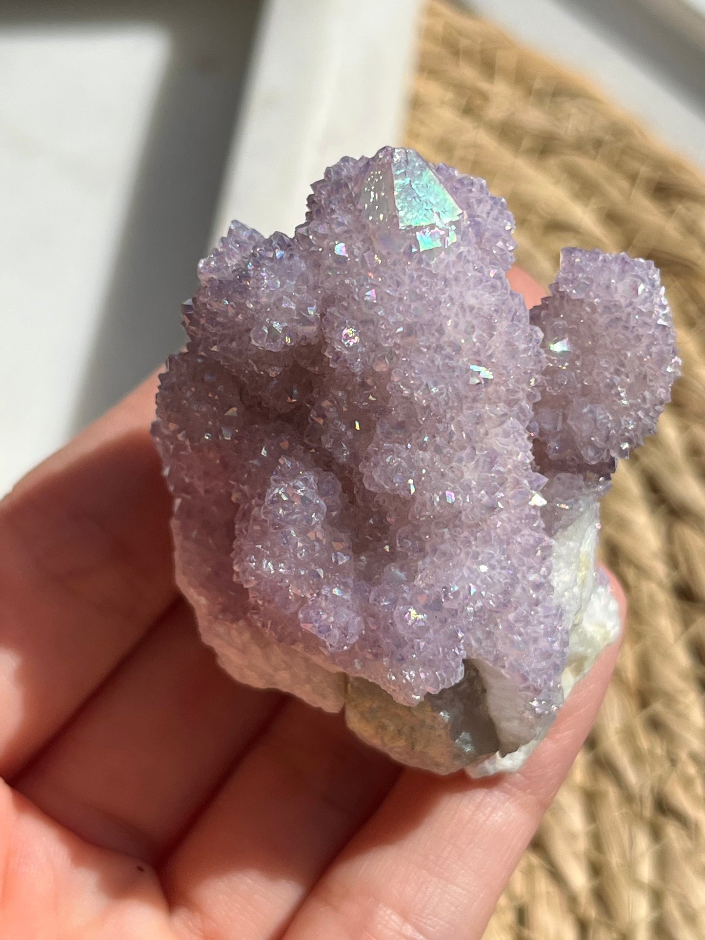 Aura Spirit Amethyst Cluster (Intuitively Chosen)