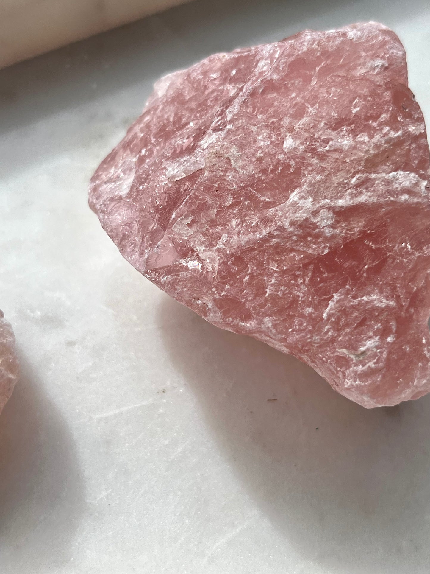 High Grade Rose Quartz Raw Stone
