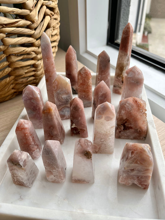 Pink Amethyst Tower (Intuitively Chosen)