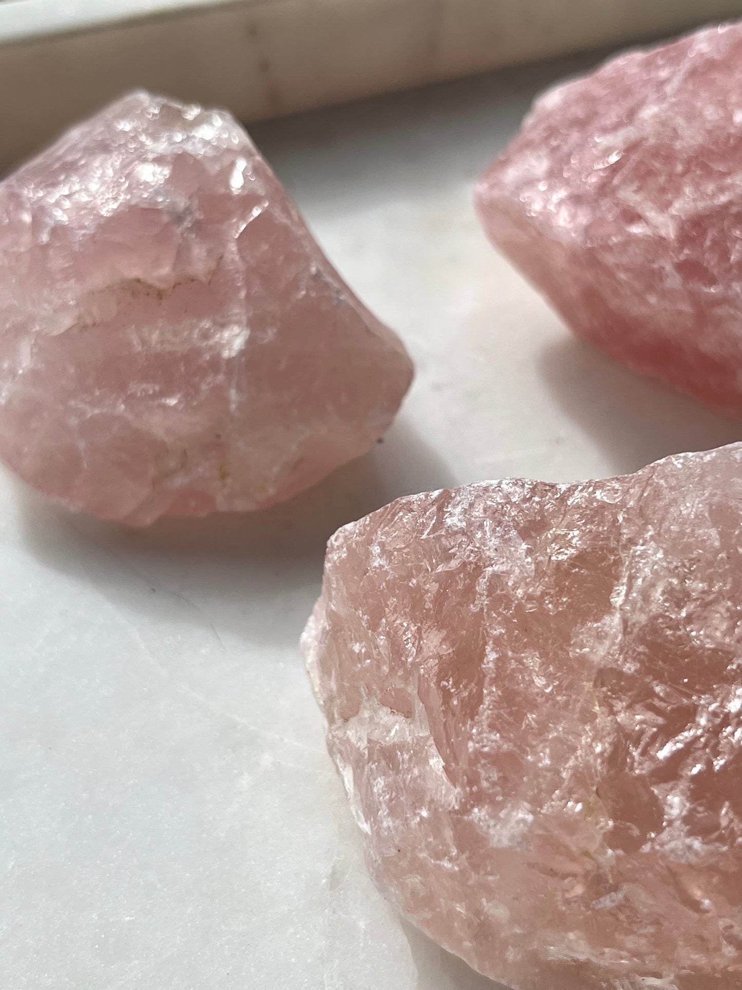 High Grade Rose Quartz Raw Stone