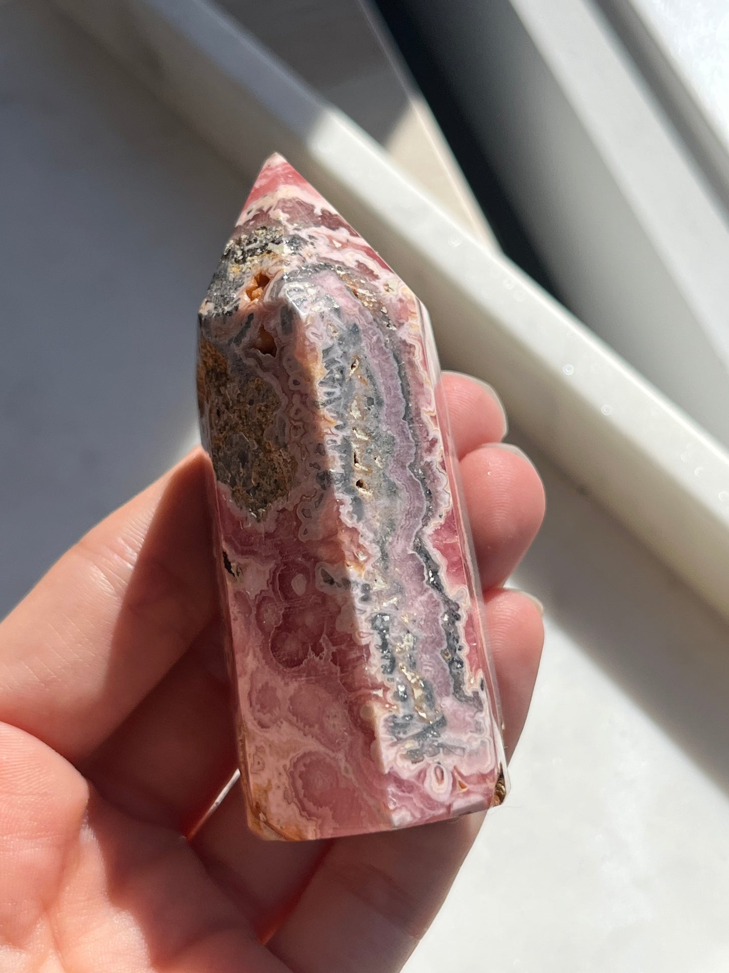‘Erlische’ Chunky Rhodochrosite Tower #5