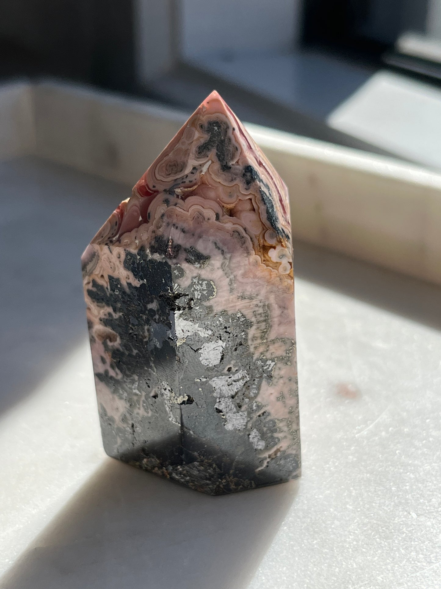 ‘Serle’ Chunky Rhodochrosite Tower #4