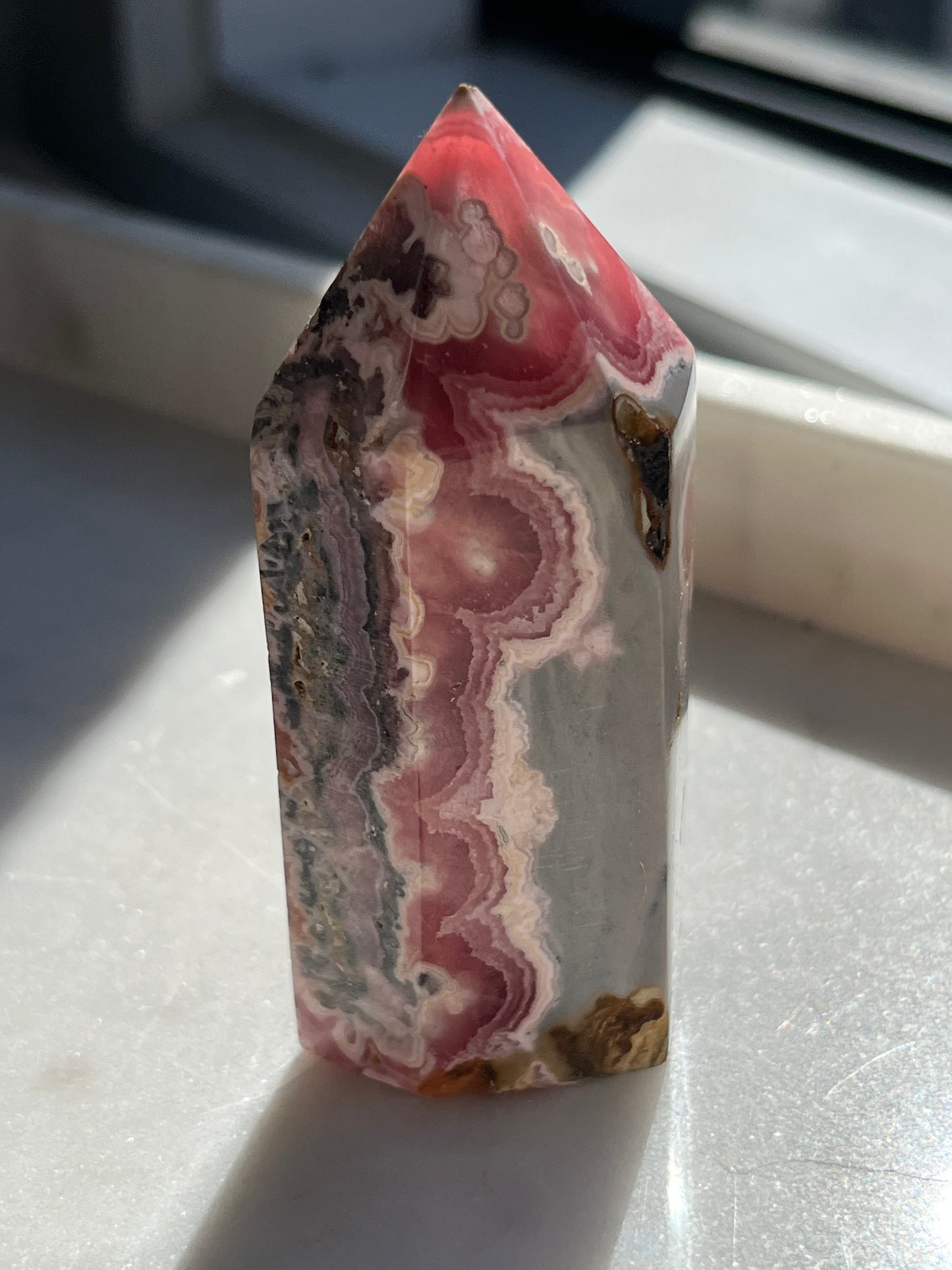 ‘Erlische’ Chunky Rhodochrosite Tower #5