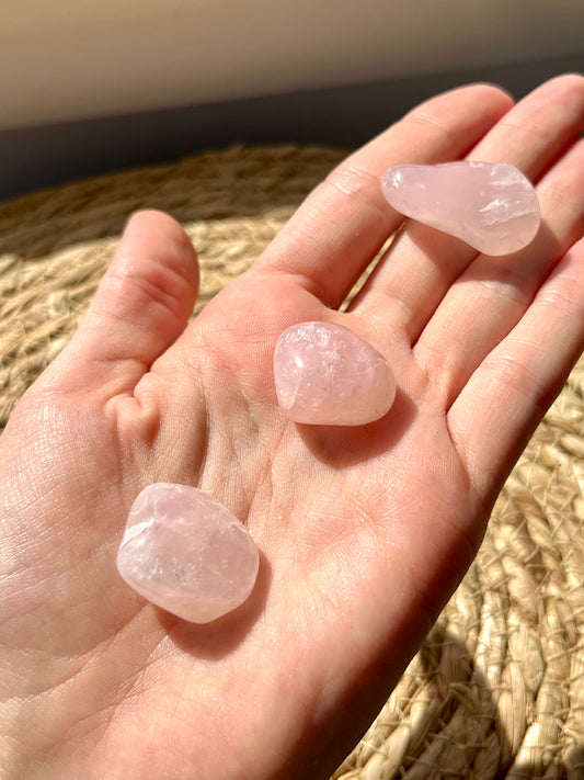 Rose Quartz Tumbled Stone