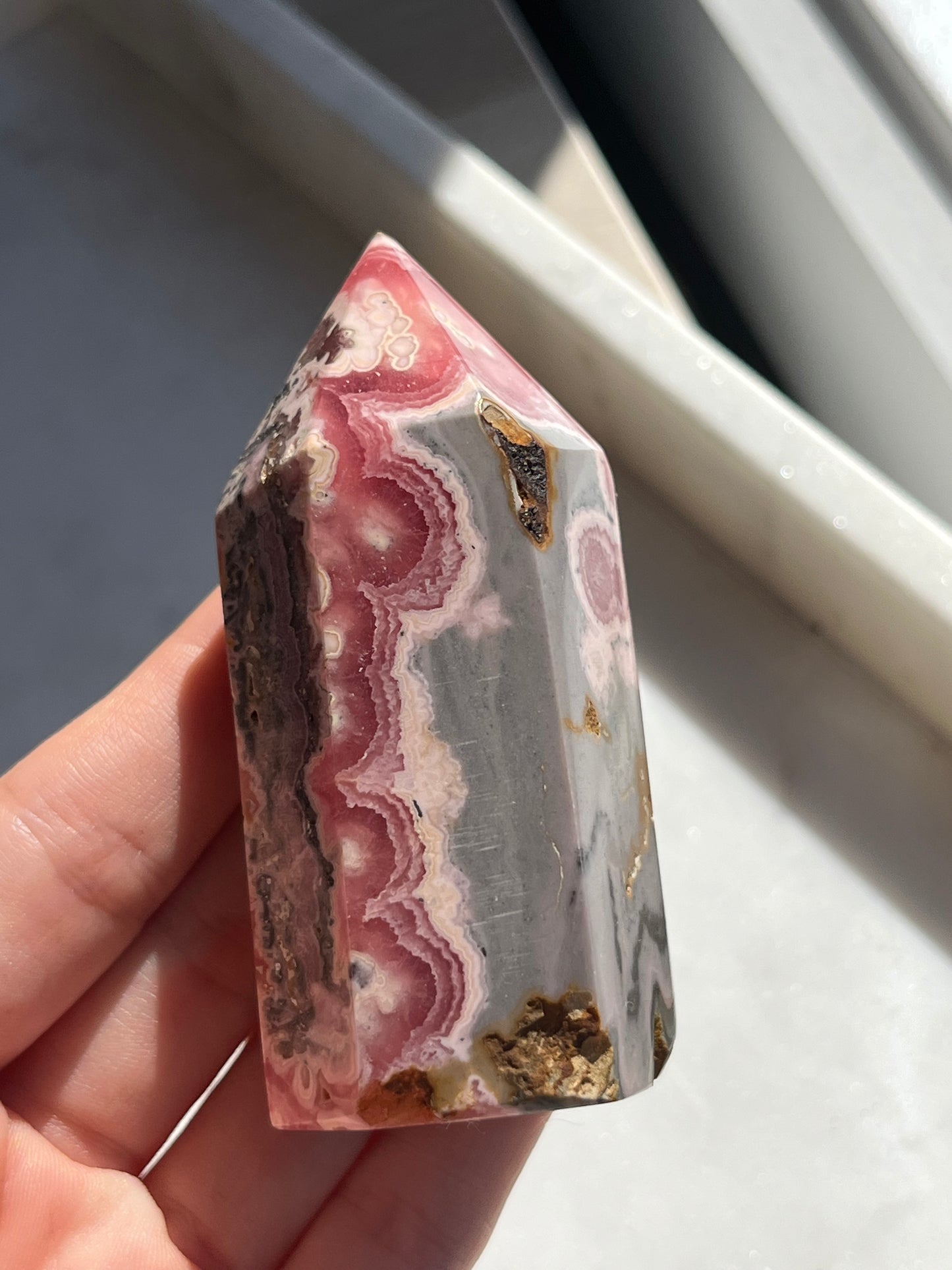 ‘Erlische’ Chunky Rhodochrosite Tower #5